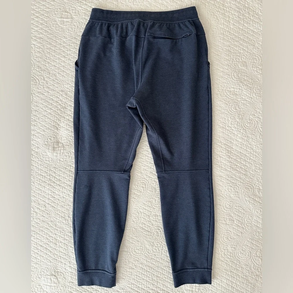 Lululemon City Sweat Jogger Pant Mustang Logo Men’s Large Heathered True Navy